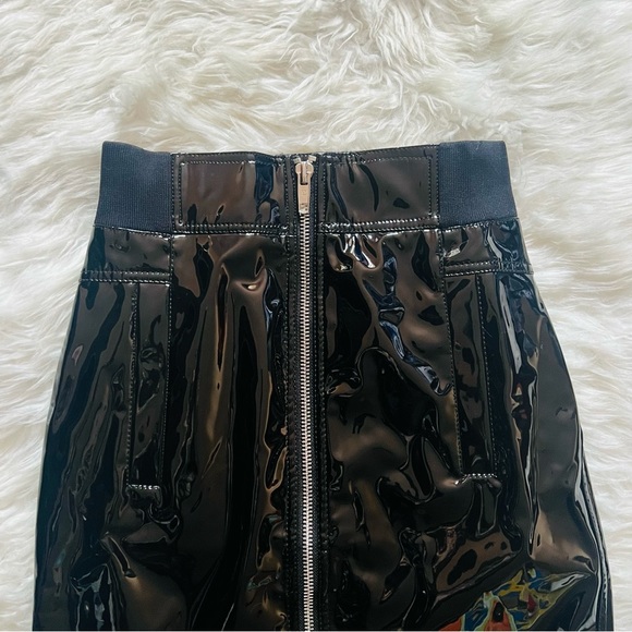New! THE MARC JACOBS Vinyl High Waist Pencil Skirt - Picture 7 of 10